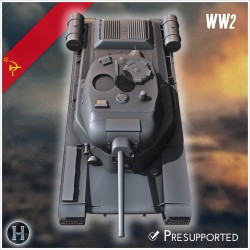 KV-13T 1942 prototype medium tank - 3D STL File | Hartolia Miniatures