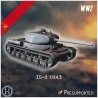 IS-1 1943 heavy tank - 3D STL WW2 (28mm (1:56)) | Hartolia Miniatures