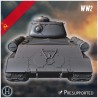 IS-1 1943 heavy tank - 3D STL WW2 (28mm (1:56)) | Hartolia Miniatures