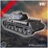 IS-1 1943 heavy tank - 3D STL WW2 (28mm (1:56)) | Hartolia Miniatures