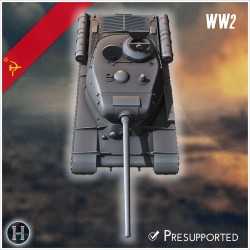 IS-1 char lourd - Fichier STL 3D (28mm (1:56)) | Hartolia Miniatures