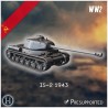 IS-2 1943 heavy tank - 3D STL WW2 (28mm (1:56)) | Hartolia Miniatures