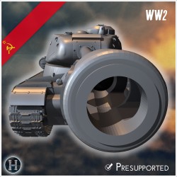 IS-2 1943 heavy tank - 3D STL WW2 (28mm (1:56)) | Hartolia Miniatures