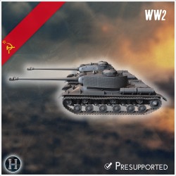 IS-2 1944 char lourd - Fichier STL 3D | Hartolia Miniatures
