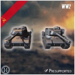 IS-2 1944 heavy tank - 3D STL WW2 (28mm (1:56)) | Hartolia Miniatures