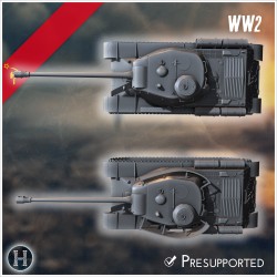 IS-2 1944 heavy tank - 3D STL WW2 (28mm (1:56)) | Hartolia Miniatures
