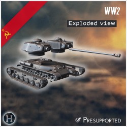 IS-2 1944 char lourd - Fichier STL 3D | Hartolia Miniatures