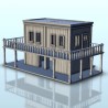 Wild West building with balcony 14 |  | Hartolia miniatures