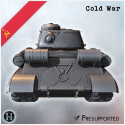 IS-2M char lourd modernisé - Fichier STL 3D | Hartolia Miniatures