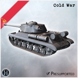 IS-2M char lourd modernisé - Fichier STL 3D | Hartolia Miniatures