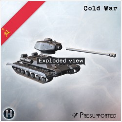 IS-2M char lourd modernisé - Fichier STL 3D | Hartolia Miniatures