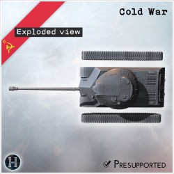 IS-3 char lourd - Fichier STL 3D (28mm (1:56)) | Hartolia Miniatures