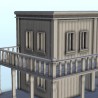 Wild West building with balcony 14 |  | Hartolia miniatures