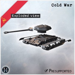 IS-4 heavy tank - 3D STL Cold War (28mm (1:56)) | Hartolia Miniatures