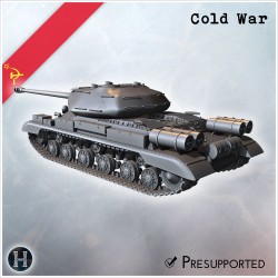 IS-4M char lourd modernisé - Fichier STL 3D | Hartolia Miniatures