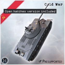 T-10A char lourd - Fichier STL 3D (28mm (1:56)) | Hartolia Miniatures
