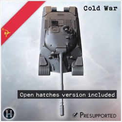 T-10M heavy tank - 3D STL Cold War (28mm (1:56)) | Hartolia Miniatures