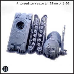 T-10M heavy tank - 3D STL Cold War (28mm (1:56)) | Hartolia Miniatures