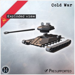 IS-6 (252) prototype heavy tank - 3D STL File | Hartolia Miniatures