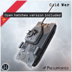 IS-6 (252) char lourd prototype - Fichier STL 3D | Hartolia Miniatures