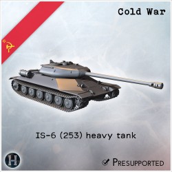 IS-6 (253) char lourd prototype - Fichier STL 3D | Hartolia Miniatures