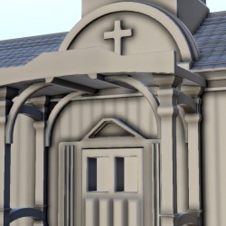 Wild West church with bell tower |  | Hartolia miniatures
