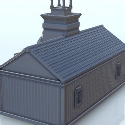 Wild West church with bell tower |  | Hartolia miniatures