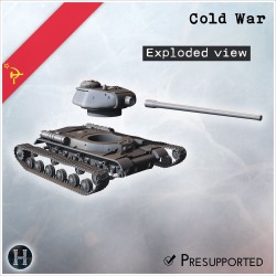 IS-100 prototype heavy tank - 3D STL File | Hartolia Miniatures