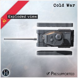 IS-100 prototype heavy tank - 3D STL File | Hartolia Miniatures