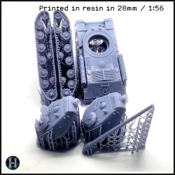 IS-100 prototype heavy tank - 3D STL File | Hartolia Miniatures