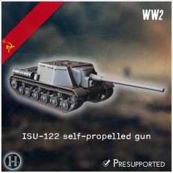 ISU-122 canon automoteur - Fichier STL 3D | Hartolia Miniatures