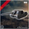 ISU-122 self-propelled gun - 3D STL File | Hartolia Miniatures
