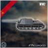 ISU-122S canon automoteur - Fichier STL 3D | Hartolia Miniatures