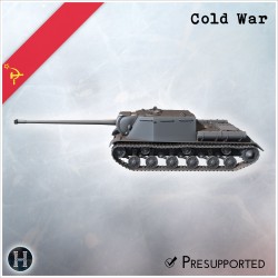 ISU-130 prototype self-propelled gun - 3D STL | Hartolia Miniatures