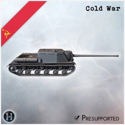ISU-130 prototype self-propelled gun - 3D STL | Hartolia Miniatures
