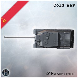ISU-130 prototype self-propelled gun - 3D STL | Hartolia Miniatures