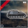 ISU-152 self-propelled gun - 3D STL File | Hartolia Miniatures