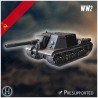 ISU-152 self-propelled gun - 3D STL File | Hartolia Miniatures