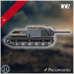 ISU-152 self-propelled gun - 3D STL File | Hartolia Miniatures