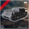 ISU-152 canon automoteur - Fichier STL 3D | Hartolia Miniatures