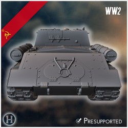 ISU-152 self-propelled gun - 3D STL File | Hartolia Miniatures