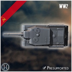 ISU-152 self-propelled gun - 3D STL File | Hartolia Miniatures