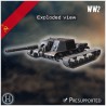 ISU-152 canon automoteur - Fichier STL 3D | Hartolia Miniatures