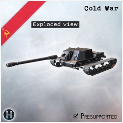 ISU-152-2 prototype de chasseur de char - STL 3D | Hartolia Miniatures