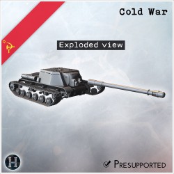 ISU-152-2 tank destroyer - 3D STL File | Hartolia Miniatures