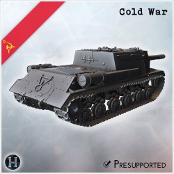 ISU-152K canon automoteur modernisé - STL 3D | Hartolia Miniatures