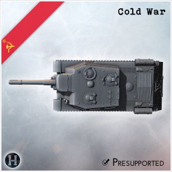 ISU-152K modernized self-propelled gun - 3D STL | Hartolia Miniatures