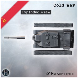ISU-152K canon automoteur modernisé - STL 3D | Hartolia Miniatures