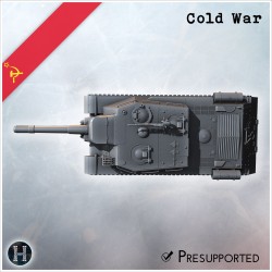 ISU-152M modernized self-propelled gun - 3D STL | Hartolia Miniatures