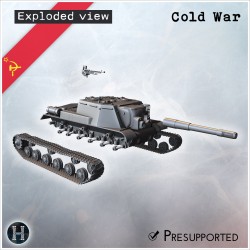 ISU-152M modernized self-propelled gun - 3D STL | Hartolia Miniatures